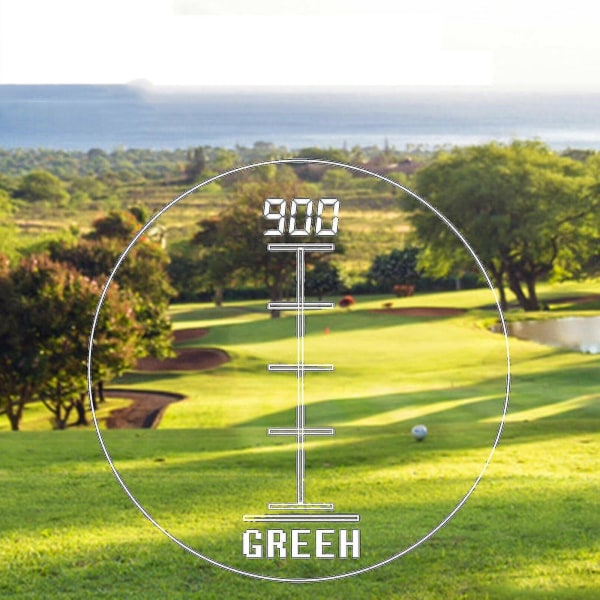 Golf Avståndsmätare Monoculars Golfbana Använd digitala mätare