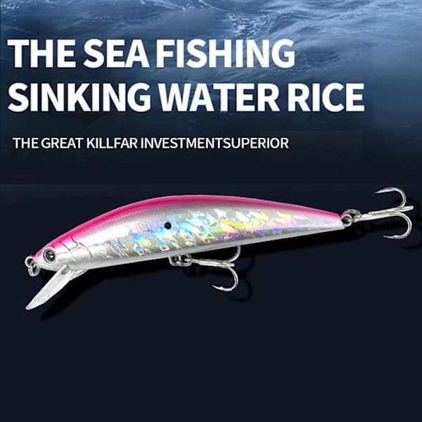 Minnow Fiskestik Sjunkende Lure E E E