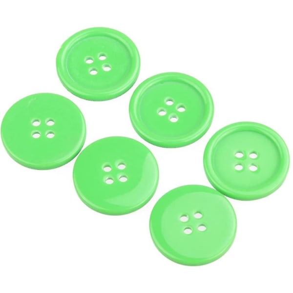 50 st gröna runda knappar