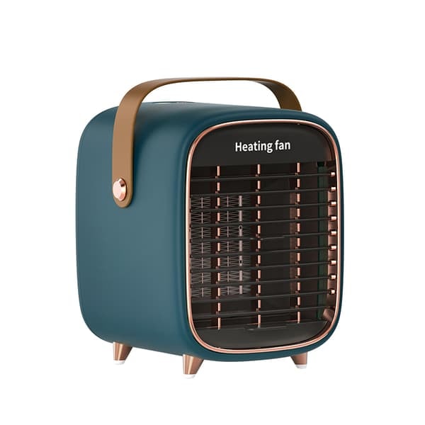 [NT] Elektrisk keramisk värmefläkt i retrodesign Mörkgrön