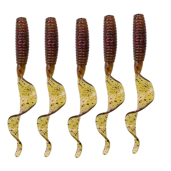 {NT}35-pakning Jiggar Standard Curly Tail 55 mm