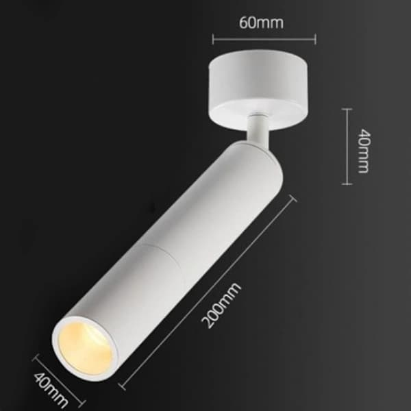 LED Taklampe Spotlight 5W-VIT 5W-VIT 5W-Hvit