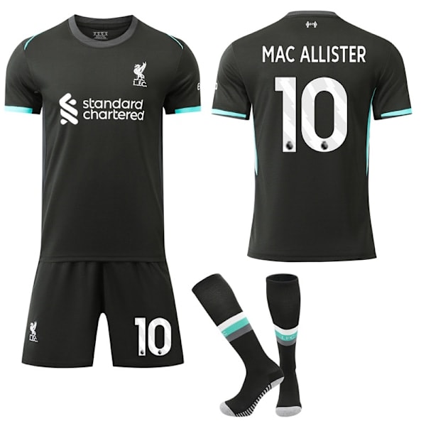 Liverpool Borta Fotbollströja Barn/Vuxen Kit Nr.10 MAC ALLISTER 22