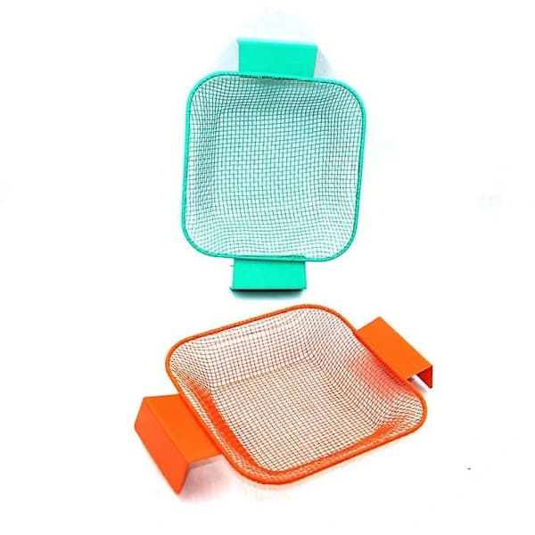 Fisknät för bete, järn, mini silverktyg, orange