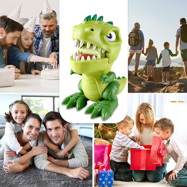 Klassinen perhepeli Dinosauruksen suu pureva sormipeli Vanhempi-lapsi interaktiivinen lelu aikuisille ja lapsille
