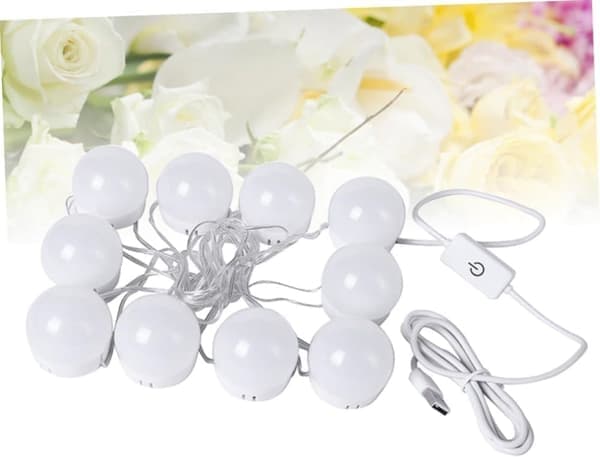 10 LED-lamper til makeup-spejl - LED-lys til makeup-spejl