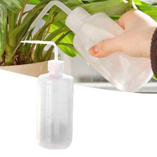 250/500ml Plastvannkanne med Bøyd Tut, Sprayflaske for Hjemmet og Kontoret Hvit 250ml White