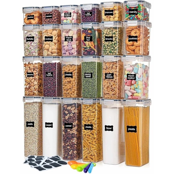 /NN/24-pack Airtight Food Storage Containers with Lids - BPA Free