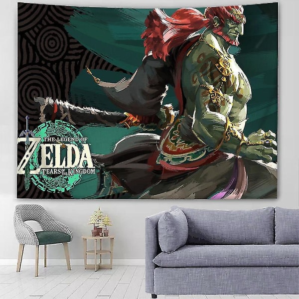 Zelda Tears Of the Kingdom Hd Canvas Poster Konst Dekorativ målning Målning för hem i sovrummet 150cm*100cm 16