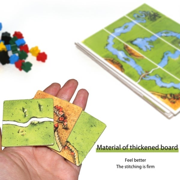 Carcassonne brädspel Familjespel Sällskapsspel Utöka brädspel för 2-5 spelare/NT/