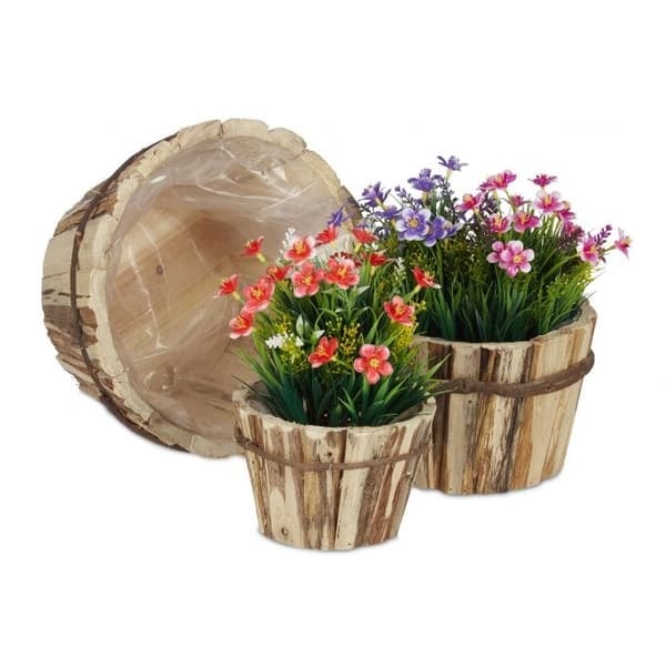 Träblomkruka i 3 storlekar_NN
