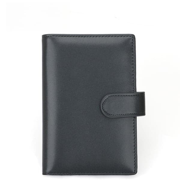Genuine Leather RFID Passfodral - Säker Reseplånbok