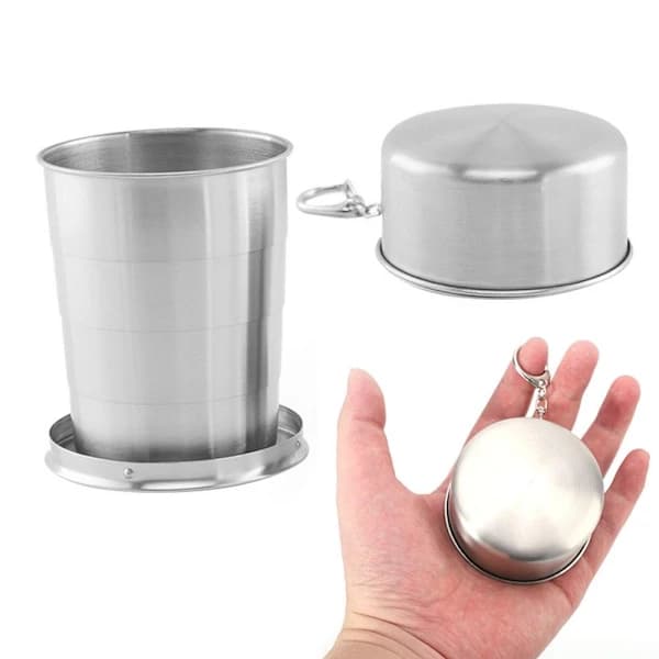 Sammenleggbar kopp teleskopkrus 150ML 150ml