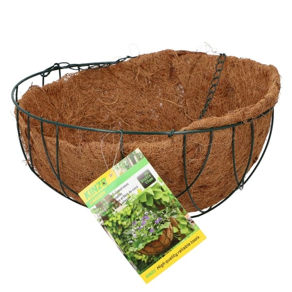 {NT}Kinzo Garden Riippuva kookoskukkaruukku