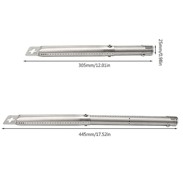4 stk Universal Grill Lige Rør Grillrør Brænder Grilldele XH00119