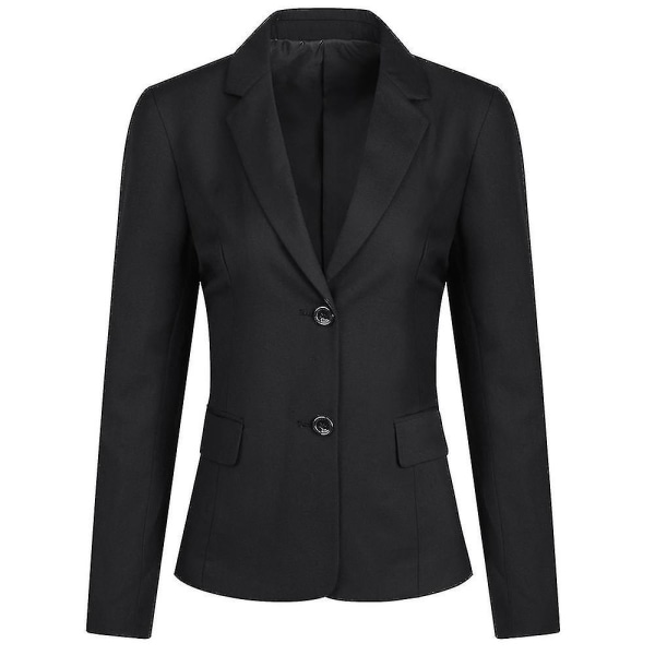 Dam 2-delad Office Lady Business Suit Set Fit Blazer Kjol XL Black