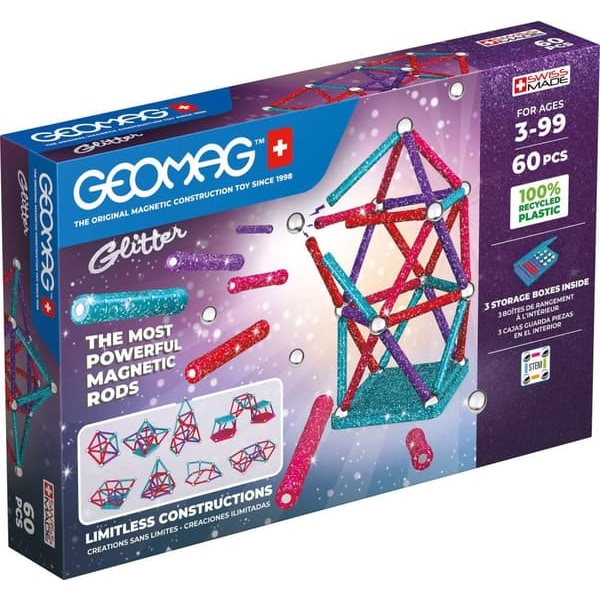 Geomag Glitter 60 Delar_NN