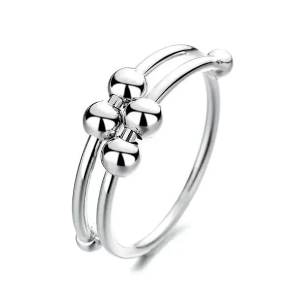 Anti Stress Angst Fidget Ringe til Kvinder Rustfrit Stål Spinner Solsikke Sol Stjerne Ring Trendy Smykker Tilbehør Gave