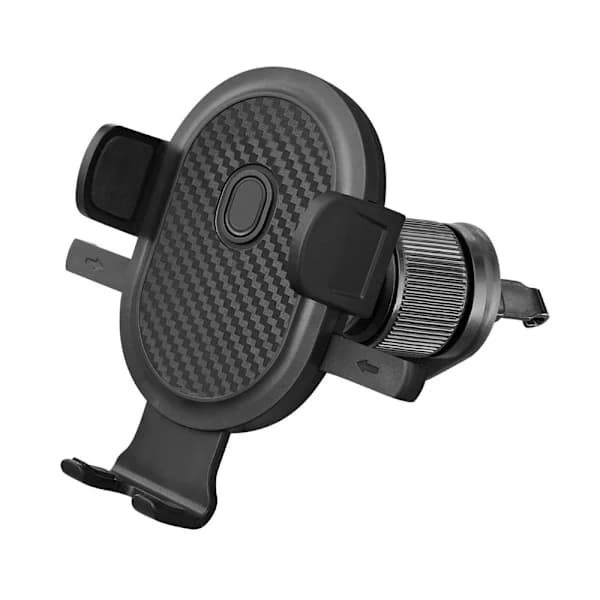 Ventilationsåbning Telefon Clip Biltelefonholder SORT Sort