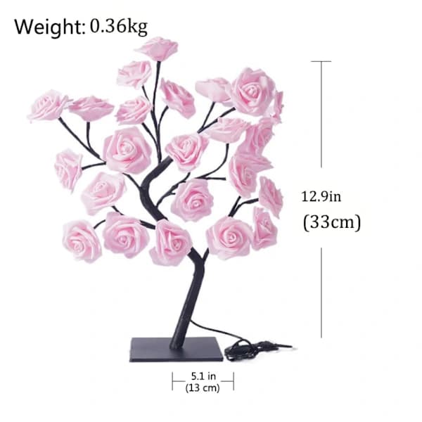 Bordlampe Rose Lamper ROSA pink