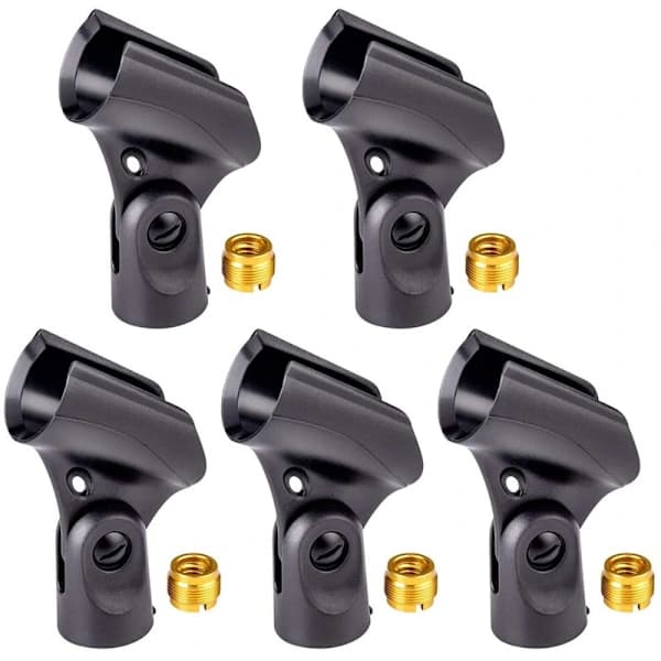 Mikrofonholder Mic Clip Skrueadapter