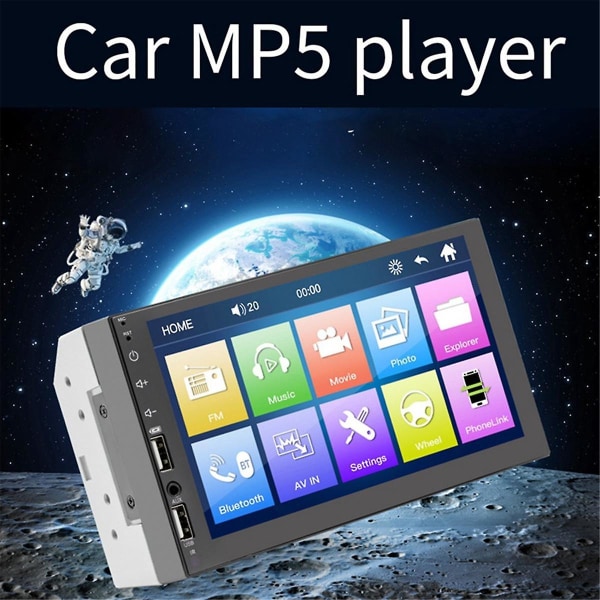 7764s Bilradio Trådlös Carplay Android Auto 2din Bilradio Android 7 Din Bilradio Multimediaspelare Universal