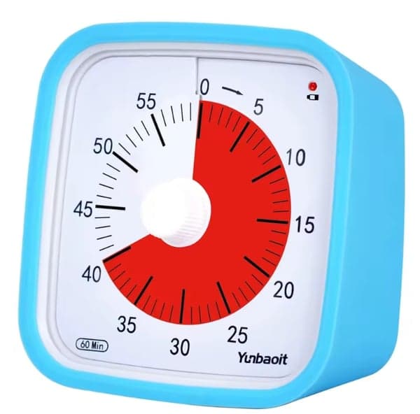 Visuell Time Timer 60 min - Perfekt tidsverktøy for barn