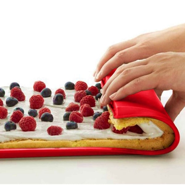 [NT]DIY Silikon Bakematte Multifunksjon Kakeunderlag Non-stick Ovn Sveitsisk Rull Kjøkkenverktøy