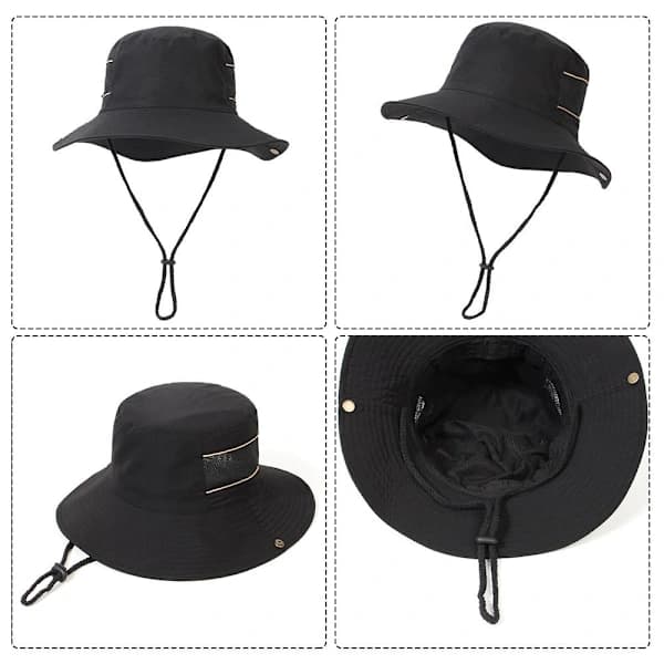 Solhat til mænd/kvinder Bucket Hat NAVY Navy