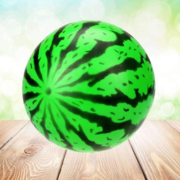Strandboll Uppblåsbar Poolboll Rolig Vattenboll Flytande Boll Simulering Grön Vattenmelon Uppblåsbar Strandboll