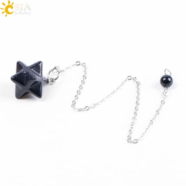Merkabah Penduler Kvarts Pendul BLÅ SAND BLÅ SAND Blå Sand