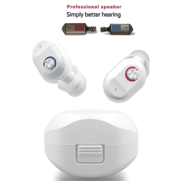 Digitala hörapparater Laddningsbar digital hörapparat med case Audifonos hörapparat Hörselförstärkare för äldre