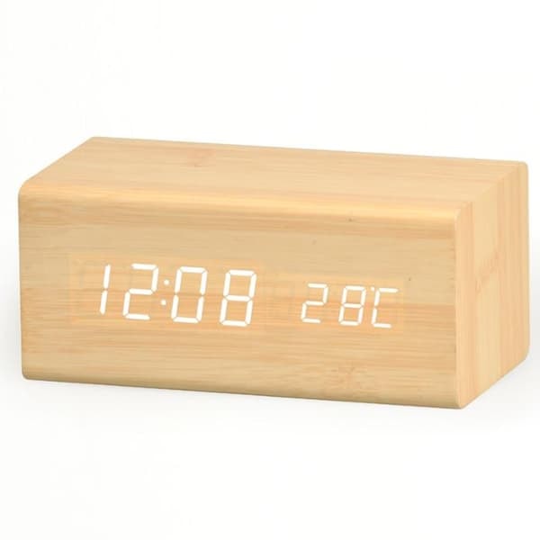 [NT] Digital LED Väckarklocka Champagne