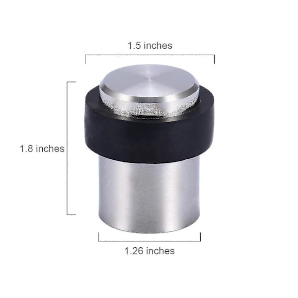 NA/- 10 stk. Gulv Dørstopper 4,5 cm Rustfrit Stål Dørstopper Dørstopper