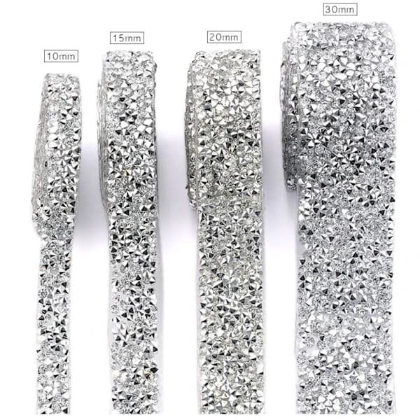 Strass-nauhat Fixa Strass-teippi 3CM 3CM 3cm