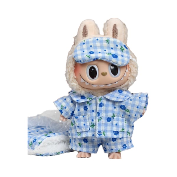 /NC/Högkvalitativ Bomull Labubu Docka Pyjamas Kostym Hot Sale Spel Kläder för Plyschleksaker #5
