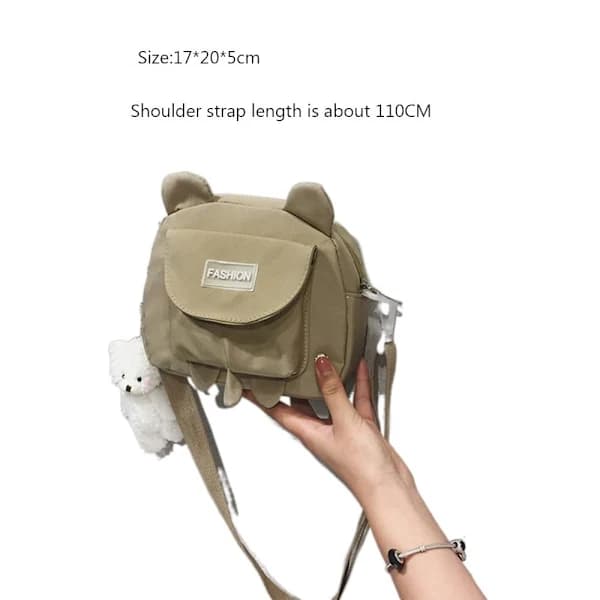 Messenger Kitty Bag Skulderveske HVIT Hvit