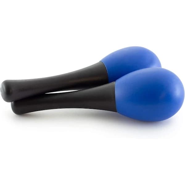 Tiger Mini Egg Maracas i blått - 1 par