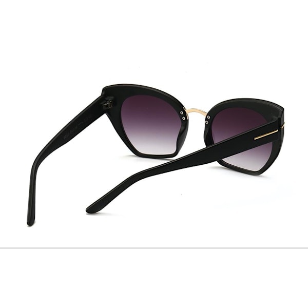 NN-Store solbriller inspireret af 2025 modetrends Sort Black one size