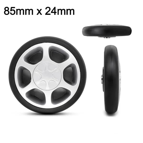Reserveringshjul til kuffert 85MM X 24MM 85mm x 24mm