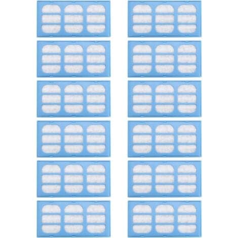 Filter kompatibel med Catmates, Ersättningsfilter för kattvattenfontän, 12-pack/NC/