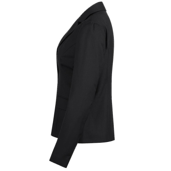 Dam 2-delad Office Lady Business Suit Set Fit Blazer Kjol XL Black
