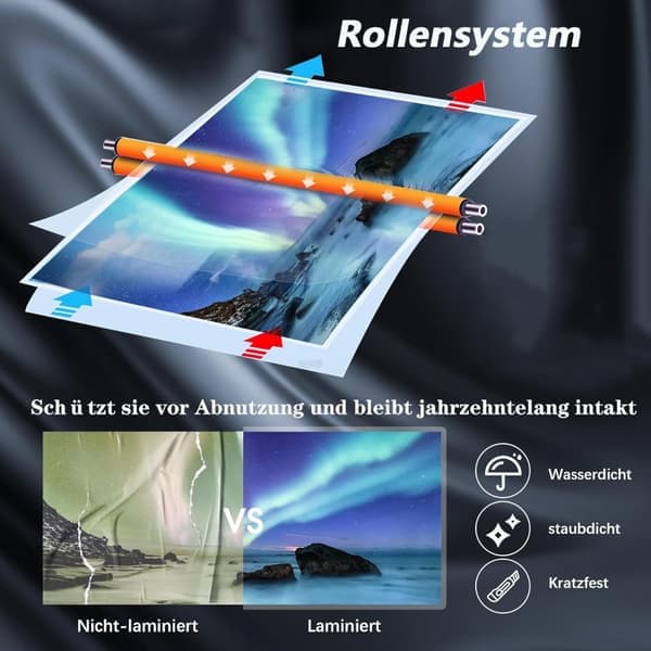 Multifunksjonell effektiv fotolaminator med dobbel modusdesign_qq