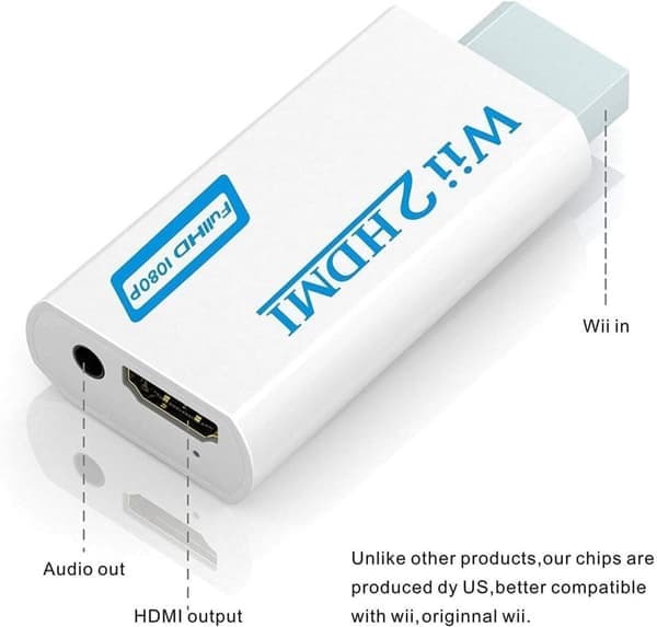 Konverter - Wii til HDMI Full HD 1080P