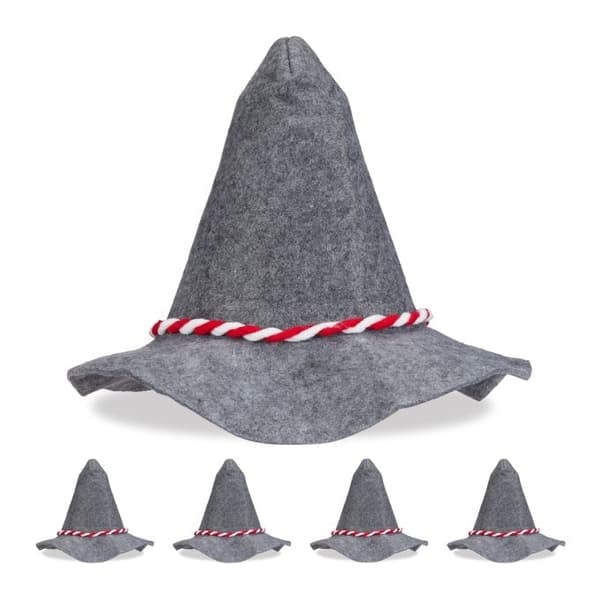 Seppelhatt med röd och vit sladd, 5-pack_NN