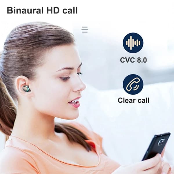 Bluetooth 5.3 Hodetelefoner Trådløse Hodetelefoner C C C