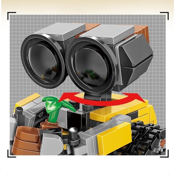 Wall-E Byggeklodsæt - MOC Klassisk Filmmodel Legetøj til børn - Sjov samlingsgave