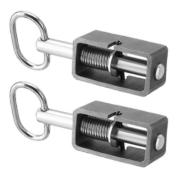 Weld on 5/8 inch Spring Latch Assembly with Plain Tube, Trailer Latch, Universal for Trailer Latch 2 Pcs As Shown