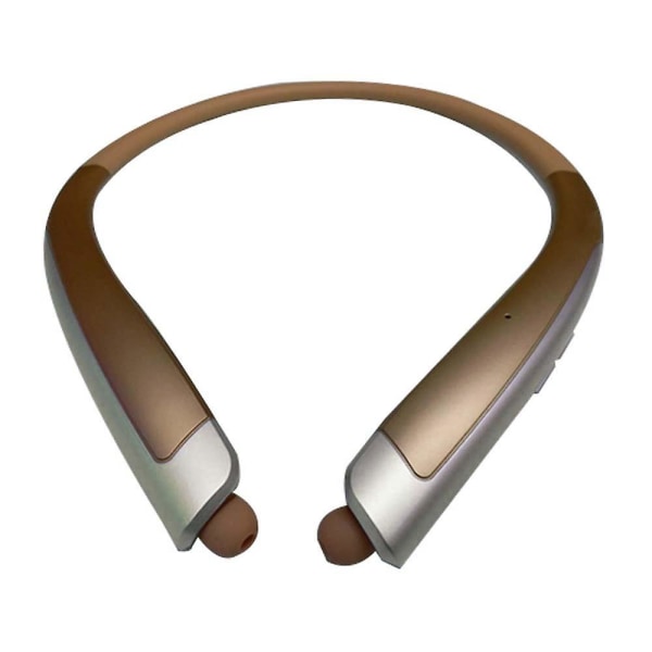 Bluetooth -hörlurar, trådlöst nackband Sportheadset-guld