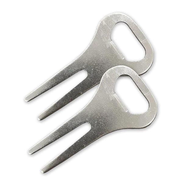 {NT} Enkel greenlagare + flasköppnare i metall, 2-pack